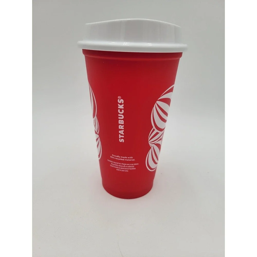 Starbucks Holiday 2024 Red Cup Day 16 oz Reusable Hot Cup Collectible NEW UNUSED